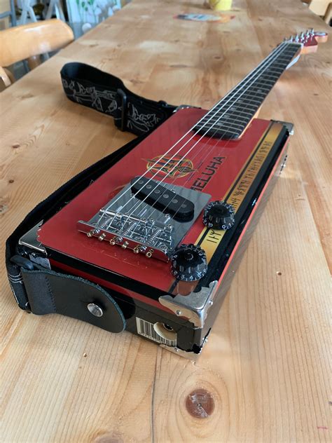 electric cigar box banjo|solid body cigar box guitar.